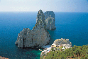 paysage de capri