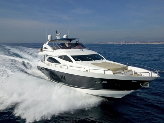 Location yacht sunseeker