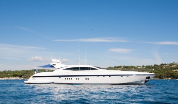 Location de yacht Mangusta 108