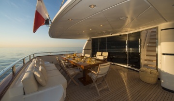 Flybridge SANLORENZO 115 - Photo du bateau